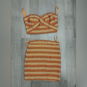 Wow Couture. Orange mixed set. Size medium.
